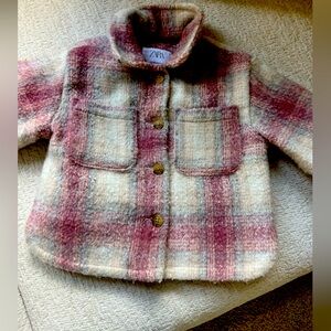 Zara girls shacket excellent condition size 2/3